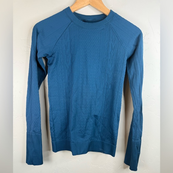 Lululemon Rest Less Pullover Carbon Blue Size 4 - Picture 5 of 10